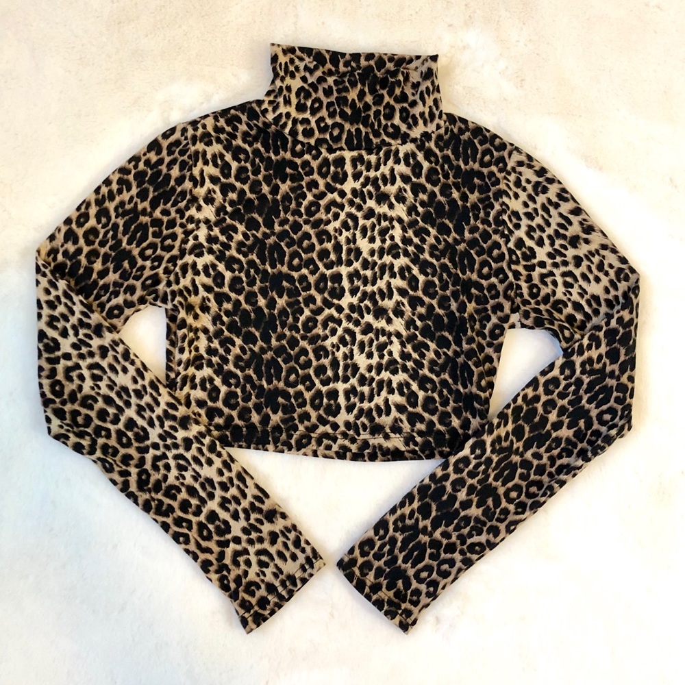 Leopard Print Crop Top